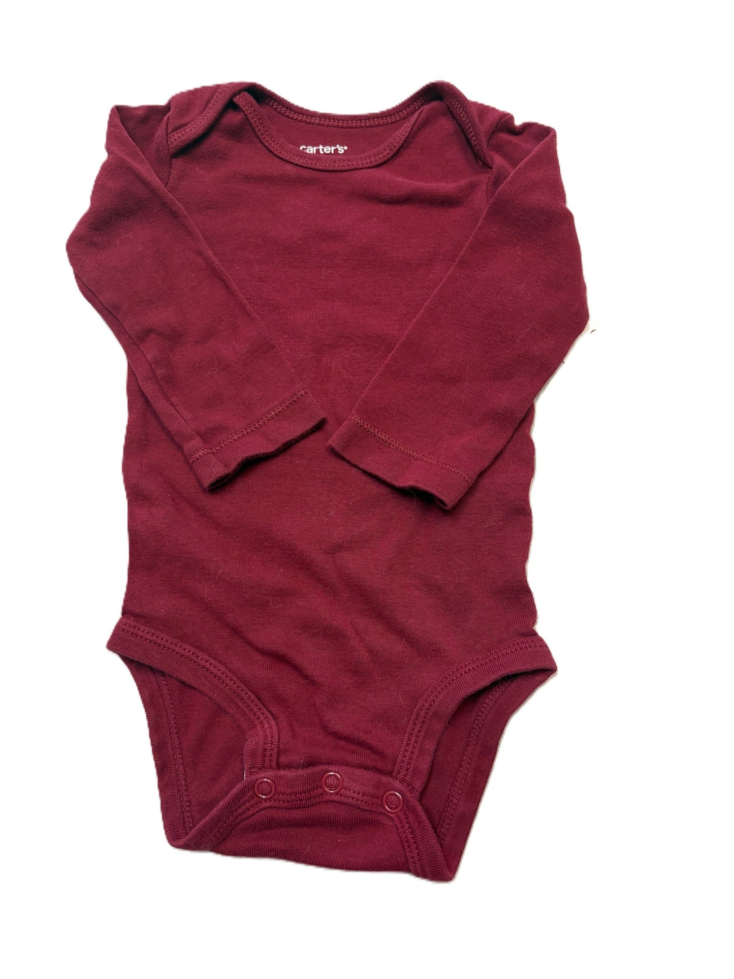 Carters Maroon Onesie