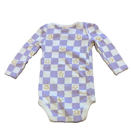 Okie Dokie Checkered Bodysuit