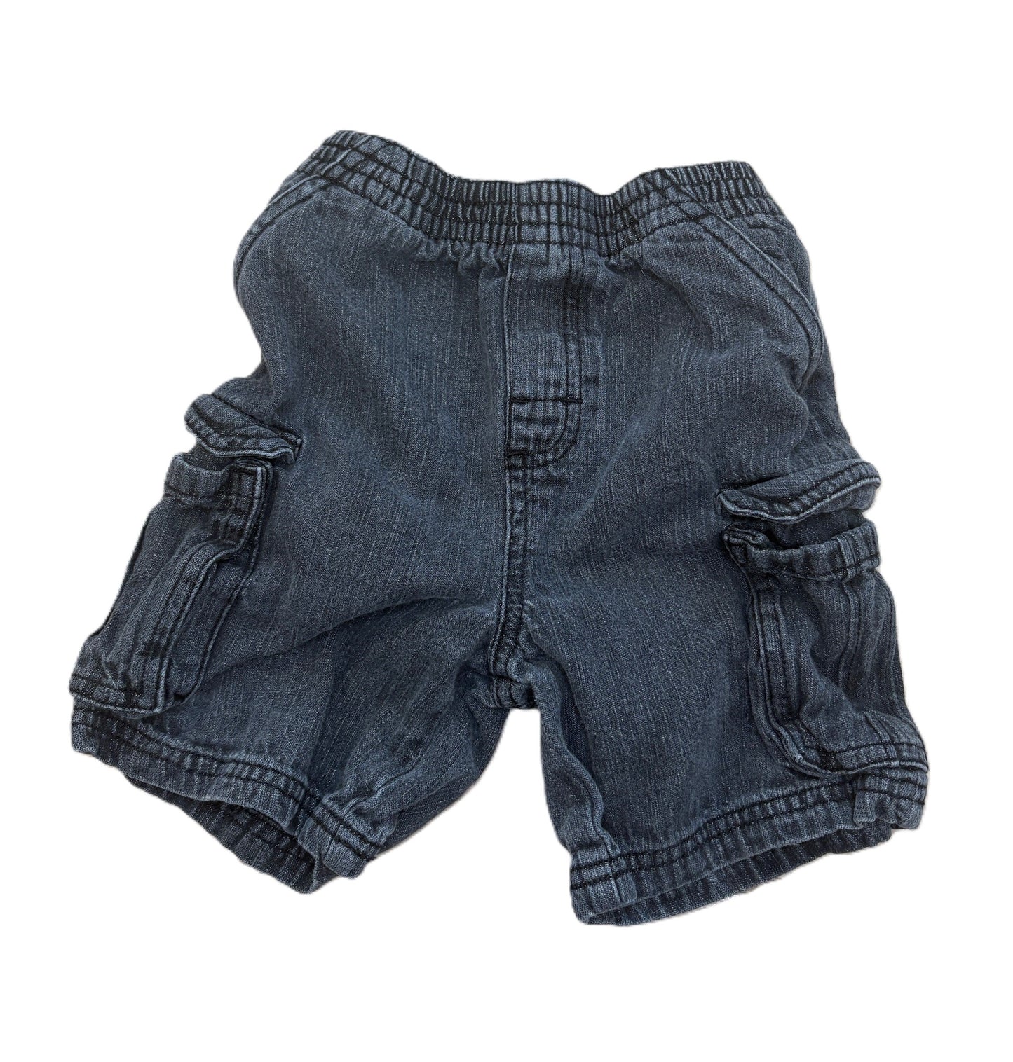 Black Denim Shorts