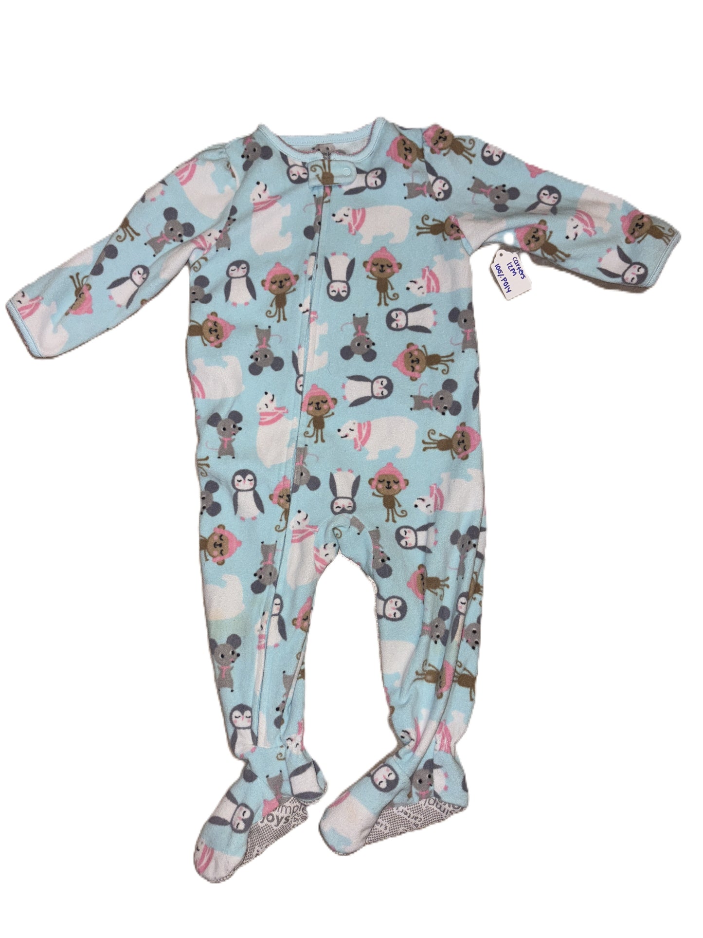 Carters Zip-Up Pajamas