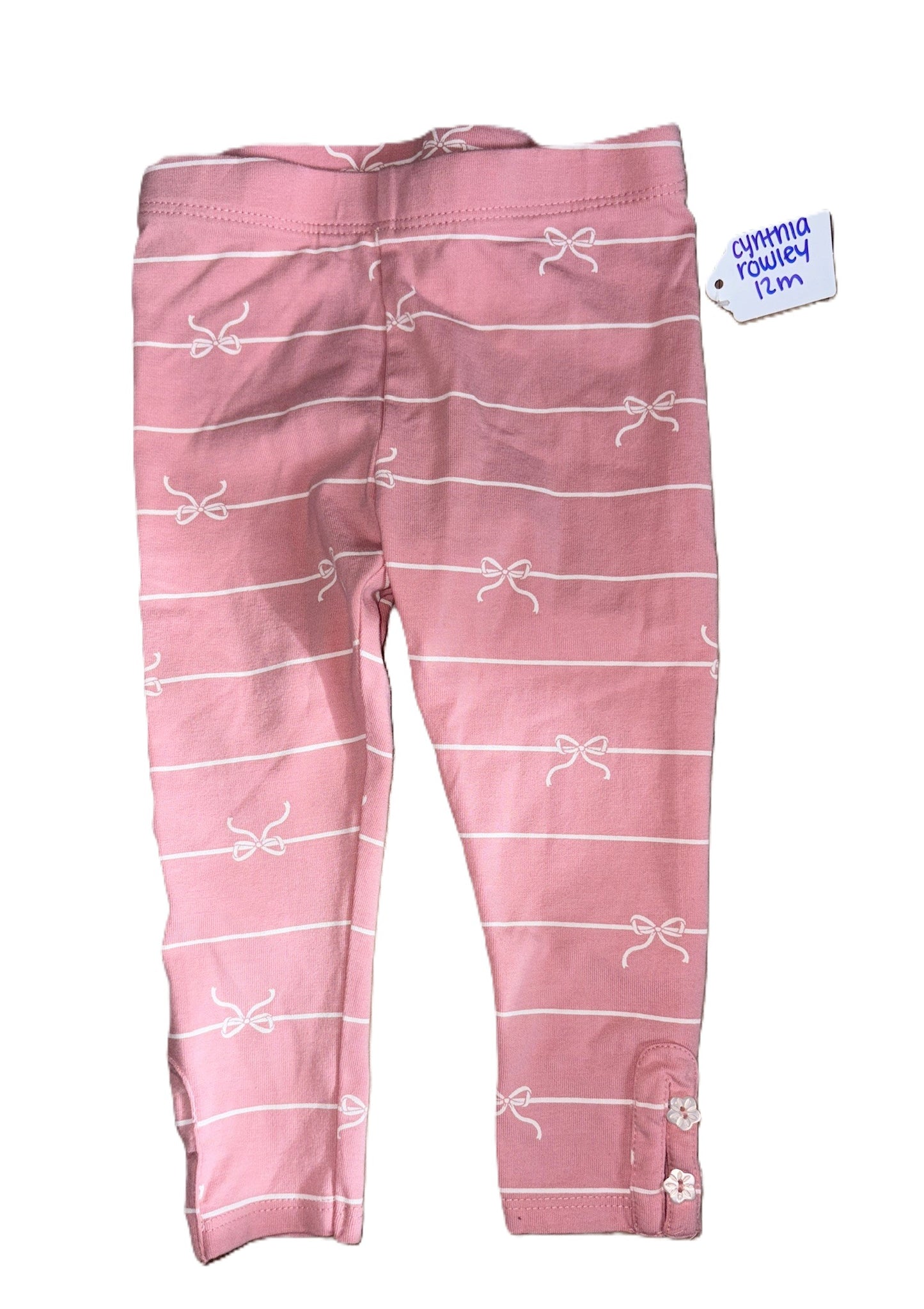 NEW Cynthia Rowley Bow Leggings
