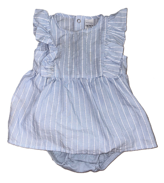 Carters Striped Dress Onesie