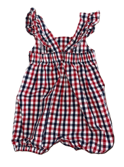 Way to Celebrate Plaid Romper