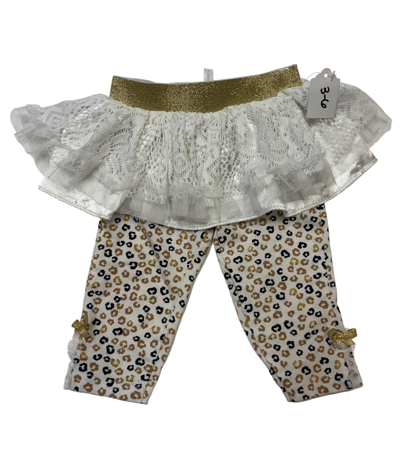 Leopard Skirted Leggings