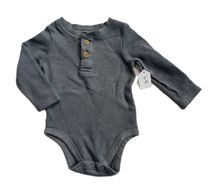 Grey Long Sleeve Onesie