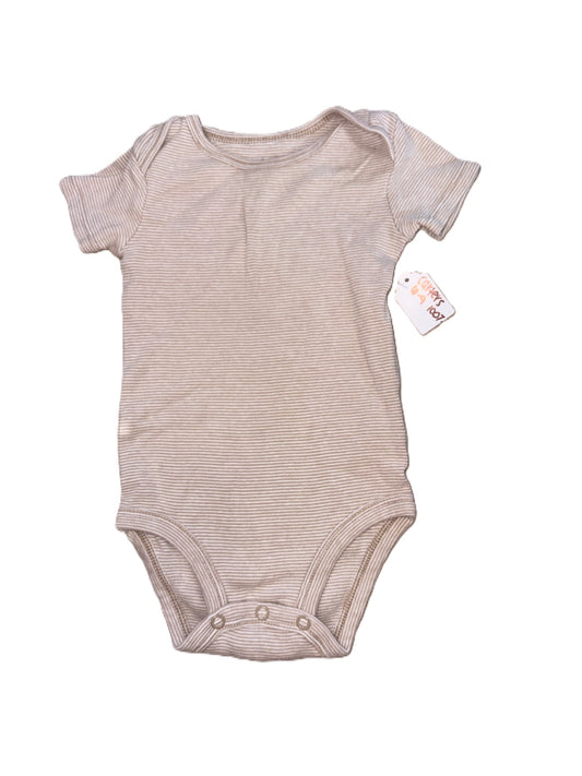 Carters Brown Striped Onesie