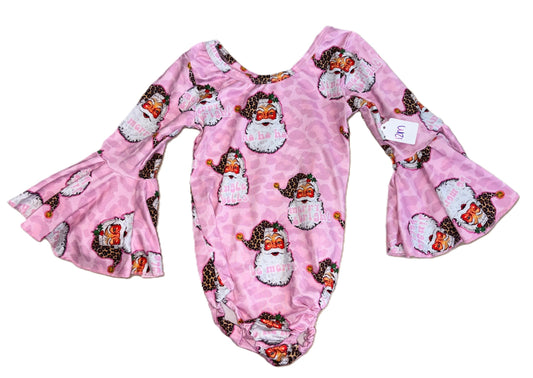 Pink Santa Onesie