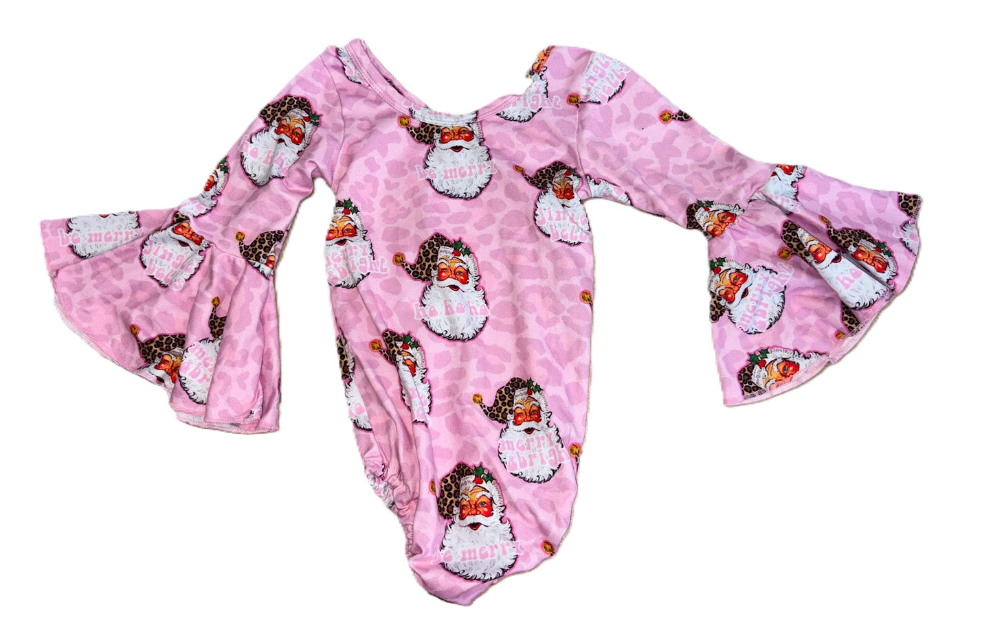 Pink Santa Onesie
