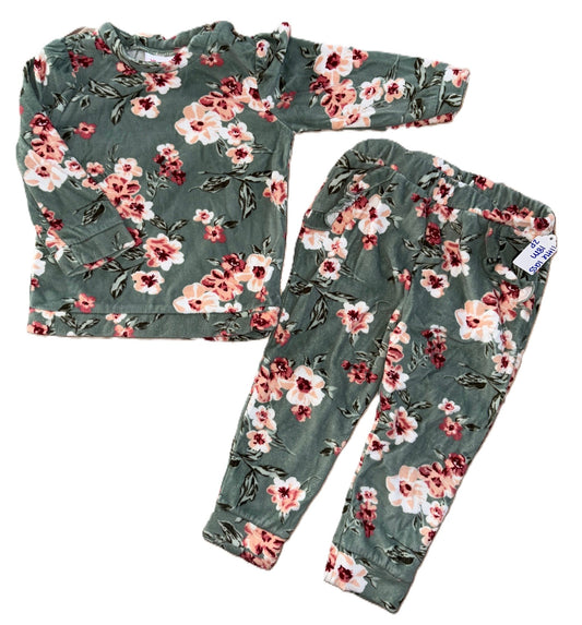 Floral Velour Outfit