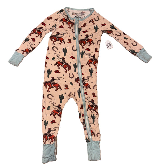Cowboy Zipper Jammies