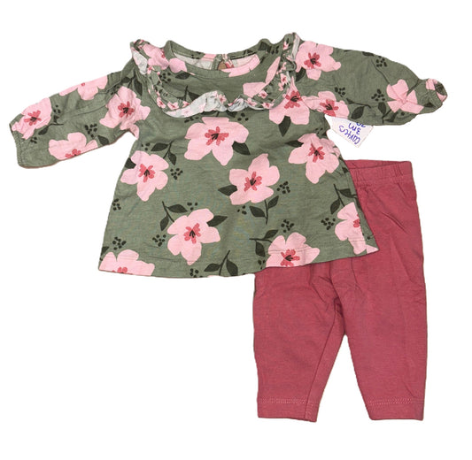 Carters Floral Outfit
