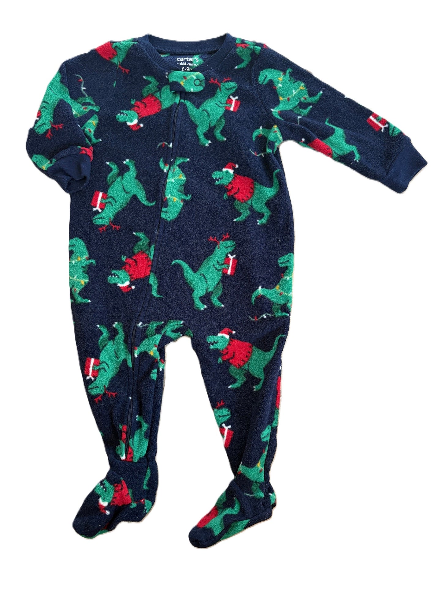 Carters Dino Christmas Pajamas